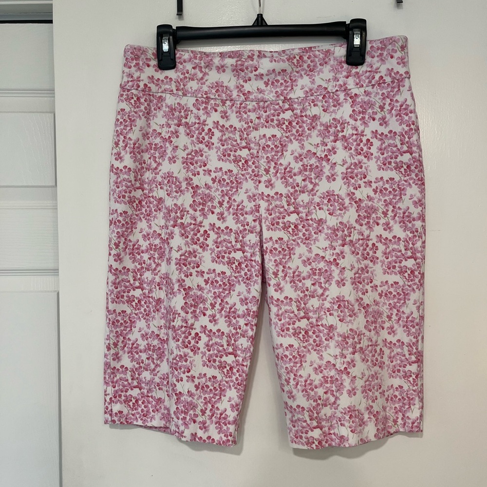 Counterparts Pink and White Floral Bermuda Shorts